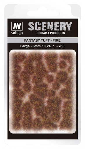 [SC431] SC431 Vallejo Scenery - Fantasy Tuft - Fire 6 mm