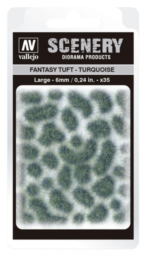 [SC432] SC432 Vallejo Scenery - Fantasy Tuft - Turquoise 6 mm