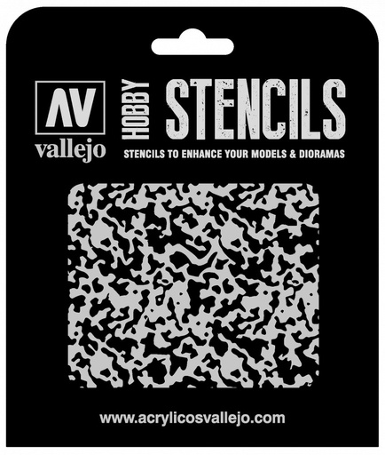 [ST-AIR001] ST-AIR001 Vallejo Stencils - Weathered Paint 1/48