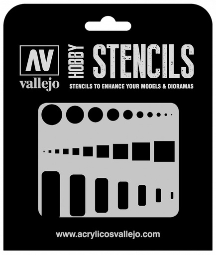 [ST-AIR003] ST-AIR003 Vallejo Stencils - Access Trap Doors