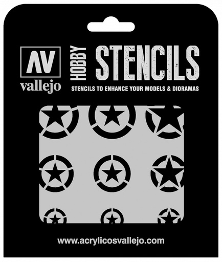 [ST-AIR004] ST-AIR004 Vallejo Stencils - USAF Markings