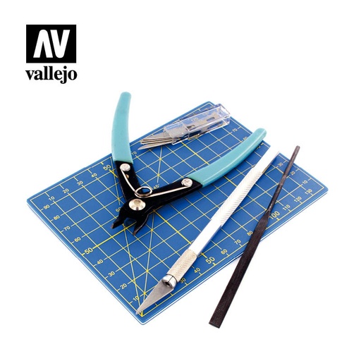 [T11001] T11001 Tools - 9pc Plastic Modelling Tool set