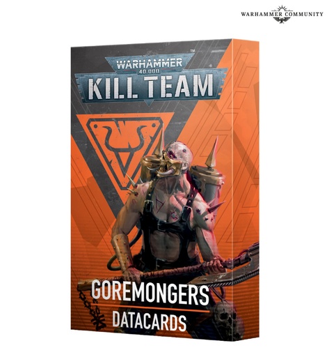 [60050102018] KILL TEAM: GOREMONGERS DATACARDS (ENG)