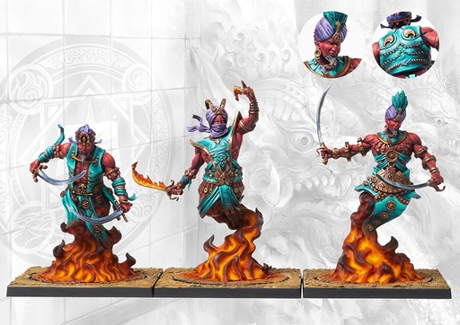 [PBSK302] Sorcerer Kings: Efreet Sword Dancers