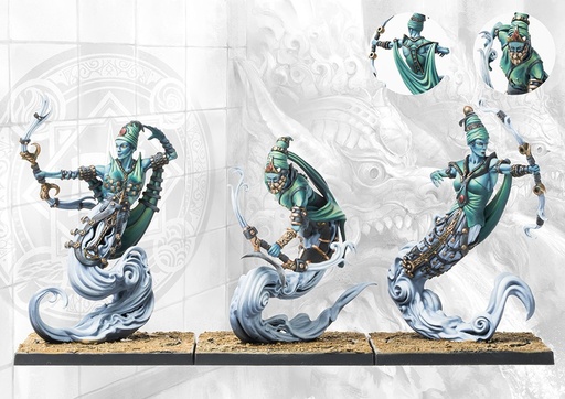 [PBSK303] Sorcerer Kings: Windborn Djinn (with Bows)
