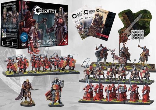 [PBW6104] Hundred Kingdoms: Conquest Supercharged 1 Player Starter Set