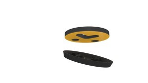 [SAFE-SAS-GW40MM02] Self-adhesive magnetic foil stickers-GW40MM02
