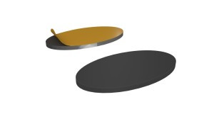 [SAFE-SAS-GW75X42MM] Self-adhesive magnetic foil stickers-GW75X42MM